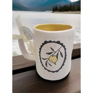 NEW! Rae Dunn "Cup‎ Of Sunshine" Embossed 2025 Mug Wit Lemon Tree Branch